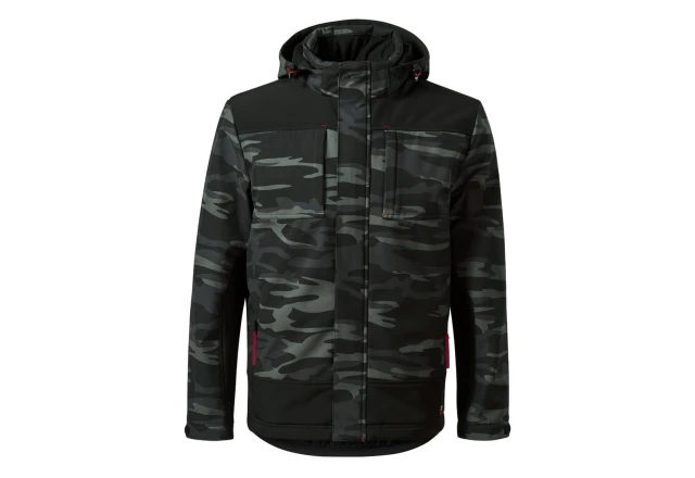 Zimní softshellová bunda pánská Vertex Camo