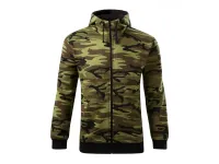 Mikina pánská Camo Zipper