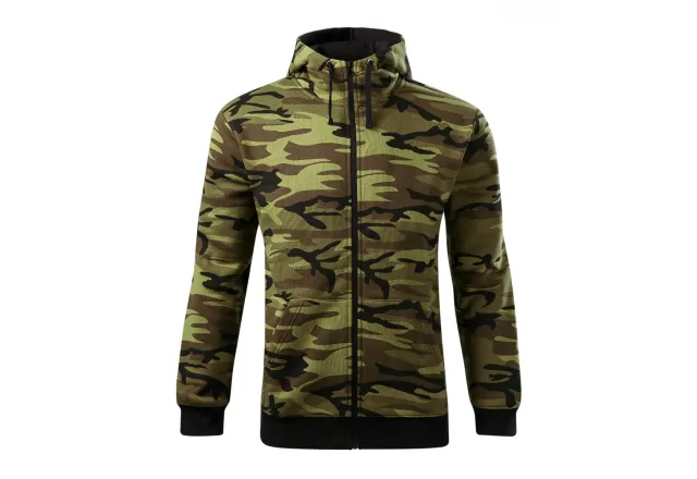 Mikina pánská Camo Zipper