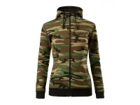 Mikina dámská Camo Zipper