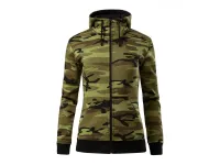 Mikina dámská Camo Zipper