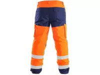 Kalhoty CXS CARDIFF, výstražné, zateplené, pánské, oranžové