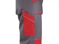 Kalhoty CXS LUXY JOSEF, pánské, šedo-červené