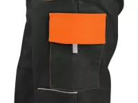 Kalhoty CXS LUXY JOSEF, pánské, černo-oranžové
