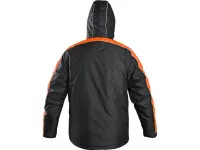 Bunda CXS BRIGHTON, zimní, pánská, černo-oranžová