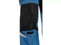Kalhoty CXS STRETCH, 170-176cm, pánská, středně modrá-černá
