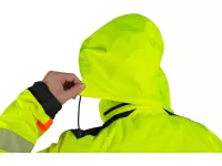 Bunda CXS BENSON, výstražná, zateplená, pánská, žluto-černá