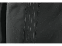 Kalhoty CXS AKRON, pánské, softshell, černé s HV žluto/oranžovými doplňky