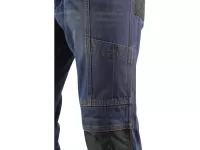 Kalhoty jeans NIMES I, pánské, modro-černé