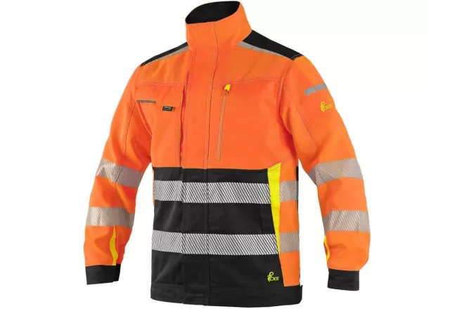 Blůza CXS BENSON, výstražná, pánská, oranžovo-černá