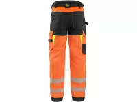 Kalhoty CXS BENSON výstražné, pánské, oranžovo-černé
