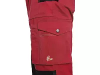 Zahradníky CXS STRETCH, pánské, červeno - černé