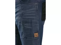 Kraťasy jeans CXS MURET, pánské, modro-černé