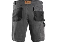 Kraťasy jeans CXS MURET, pánské, šedo-černá