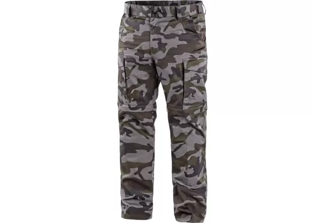 Kalhoty CXS CAMO, pánské, maskáčové, s odepínacími nohavicemi