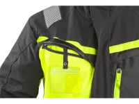Blůza CXS NAOS HV, pánská, černá-žlutá Hi-Vis, reflexní pruhy