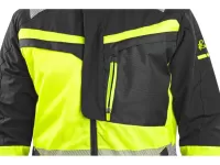 Blůza CXS NAOS HV, pánská, černá-žlutá Hi-Vis, reflexní pruhy