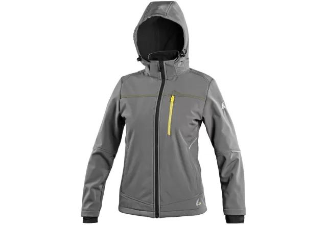 Bunda CXS STRETCH, dámská, softshell, šedá