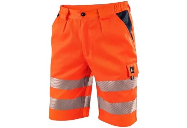 Kraťasy CXS NORWICH výstražné, pánské, oranžovo-modré