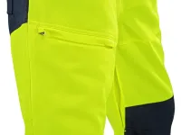 Kalhoty CXS HALIFAX, pánské, výstražné se síťovinou, žluto-modré