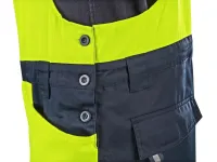 Zahradníky CXS HALIFAX, pánské, výstražné se síťovinou, žluto-modré