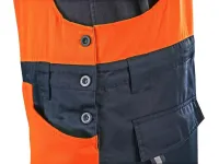 Zahradníky CXS HALIFAX, pánské, výstražné se síťovinou, oranžovo-modré