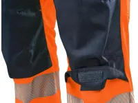 Zahradníky CXS HALIFAX, pánské, výstražné se síťovinou, oranžovo-modré