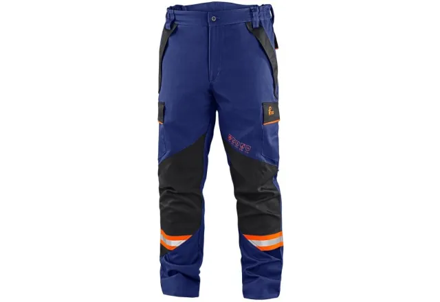 Kalhoty CXS WorkTech-Multi, multifunkční, pánské, modro-černé, refl. pruh
